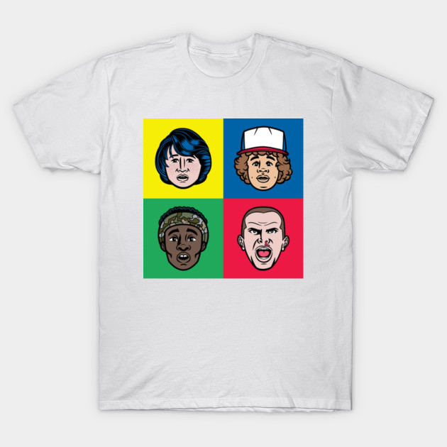 Stranger Things Pop Art T-Shirt-TOZ